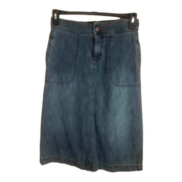 Beautiful Vintage Lee women’s Jeans MIDI Skirt Size 6 S - Picture 1 of 6
